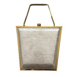Vintage Pearlized Lucite Purse